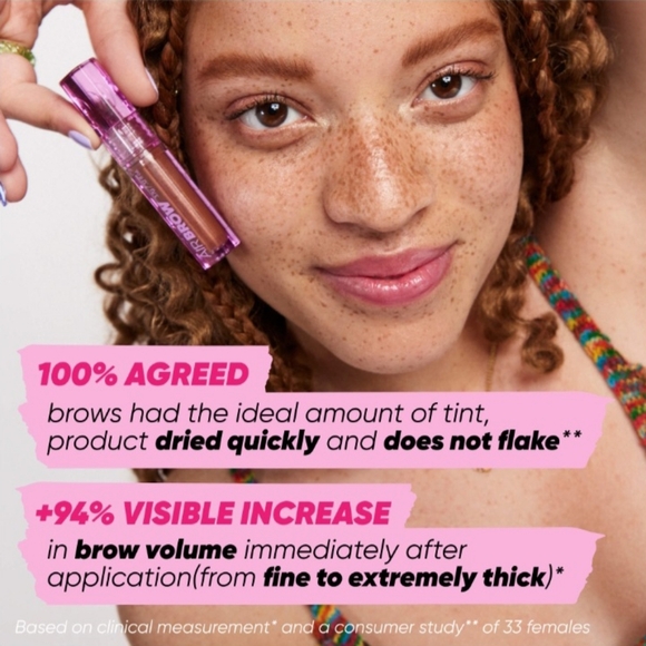 KOSAS Air Brow Tinted Clean Volumizing Eyebrow Gel In Dark Brown - Picture 7 of 9